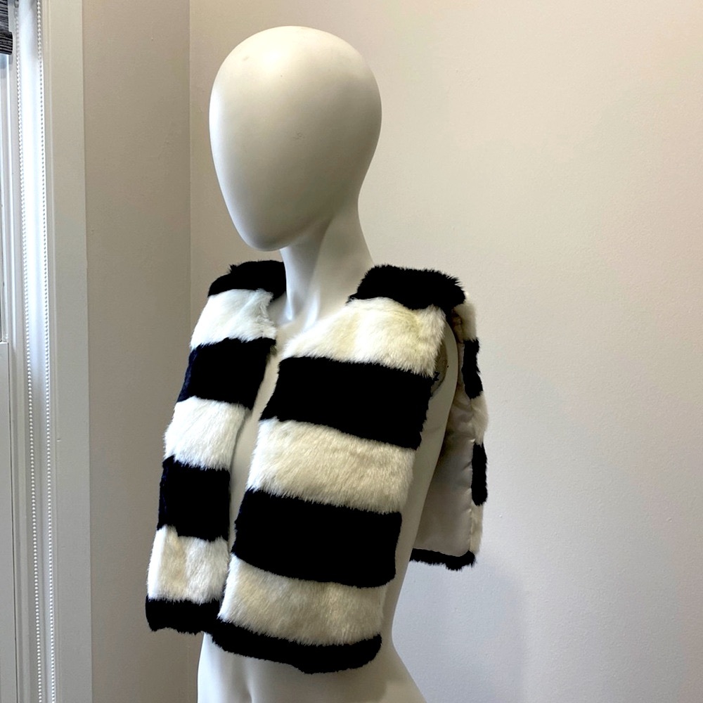 ASOS Black and White Striped Scarf